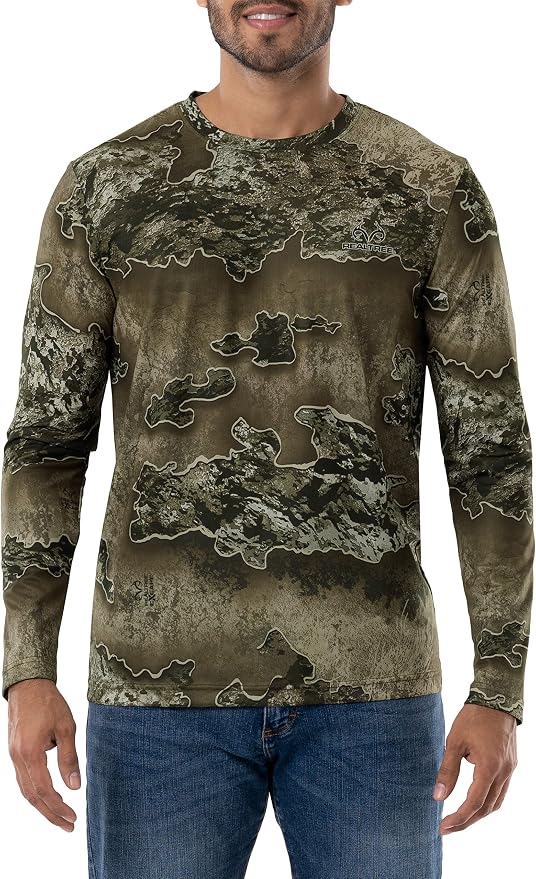 Realtree Men's 2 Pack Long Sleeve Performance Tees