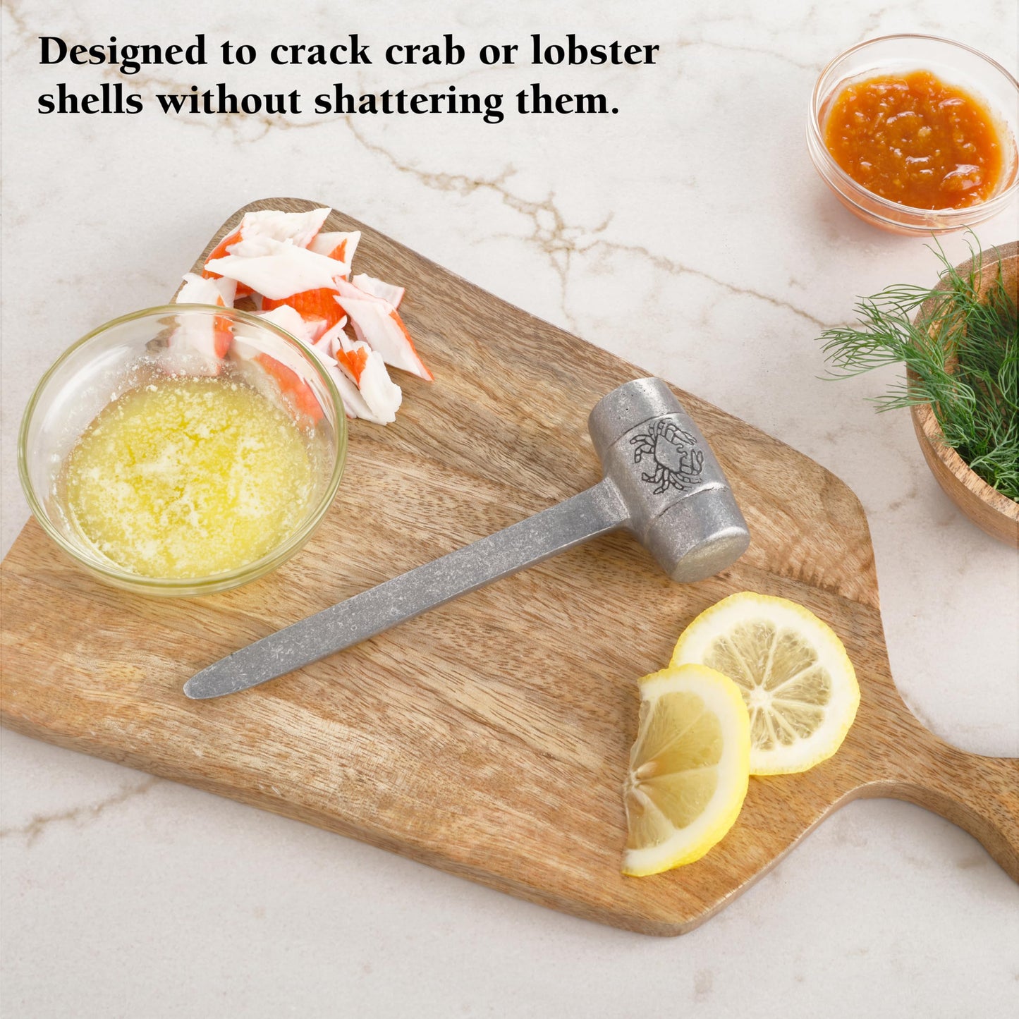 Wilton Armetale Seafood Mallet,Silver 6.5-Inch
