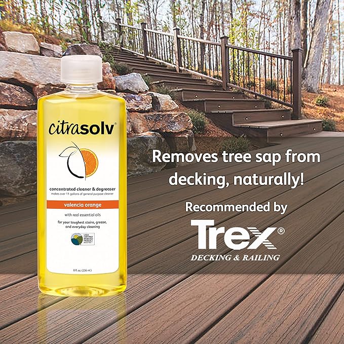 Citra Solv Concentrated Household Cleaner & Degreaser -Valencia Orange Scent 8 fl oz Safe, Effective, and Versatile Cleaning Solution, Natural Ingredients Non Toxic,Biodegradable, Made in USA (3)