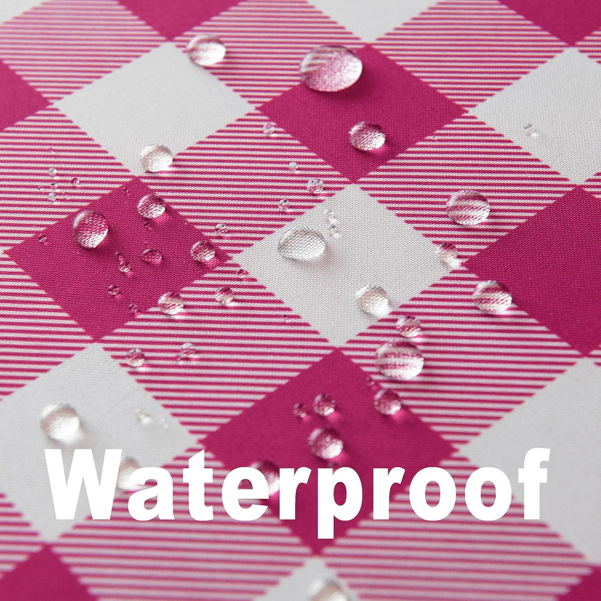 Classic Gingham Buffalo Tablecloth Fabric - Oblong 90x132 Inch Water Proof Checkered Table Cloth for Indoor Outdoor - Table Cover for Birthday, Picnics, BBQs, and Parties