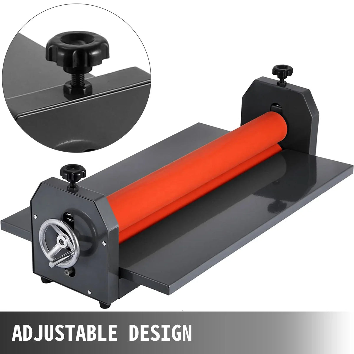 51"x0.59" Manual Cold Roll Laminator Machine Sheets Document Plasticizer Fits Poster Painting Photo Book Cover A3 A4 Paper