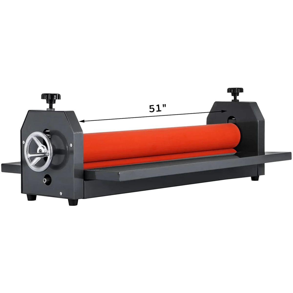 51"x0.59" Manual Cold Roll Laminator Machine Sheets Document Plasticizer Fits Poster Painting Photo Book Cover A3 A4 Paper
