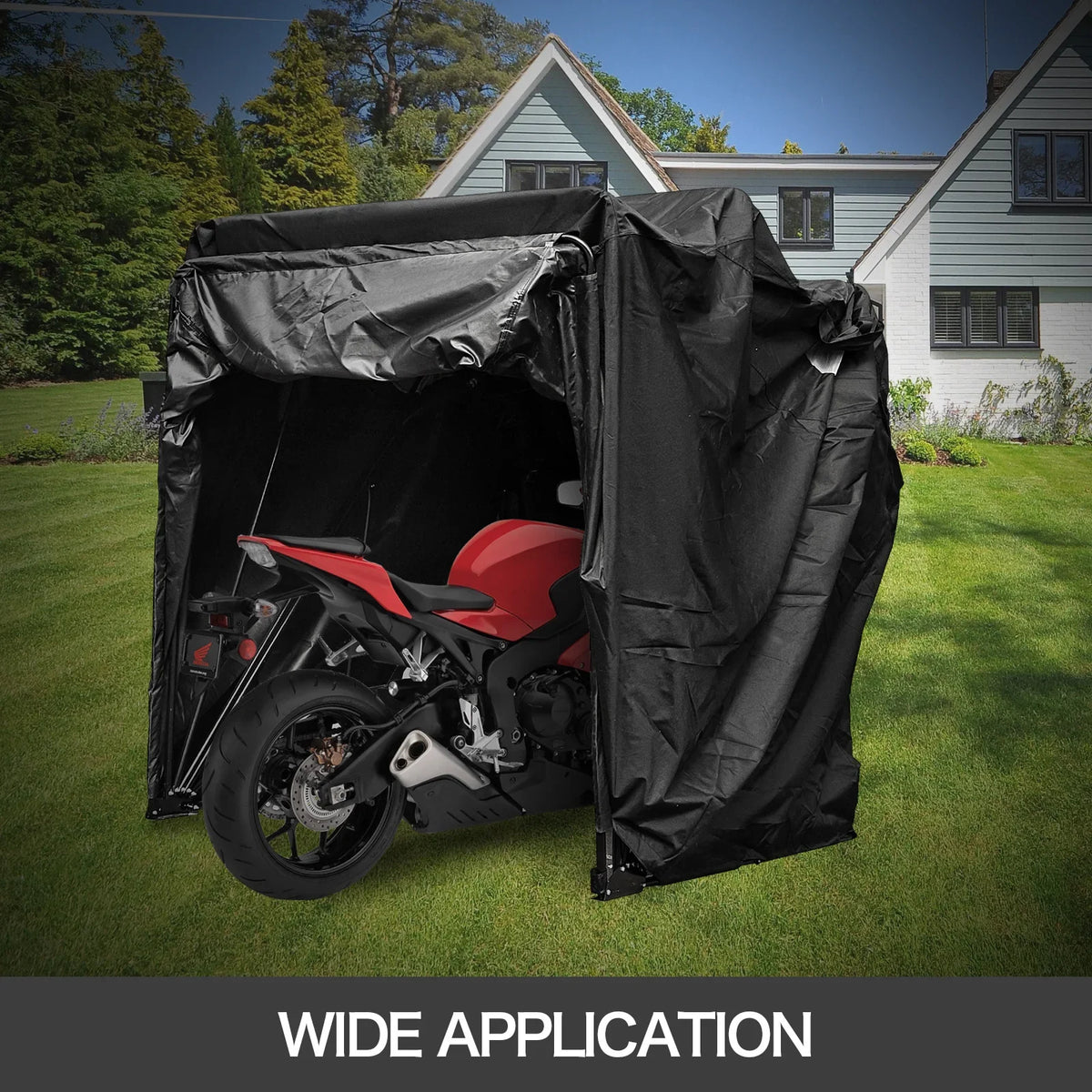 Universal Waterproof Motorcycle Cover Outdoor Shelter Protection Moto Accessories Storage Garage Use for Dust Rain Snow UV