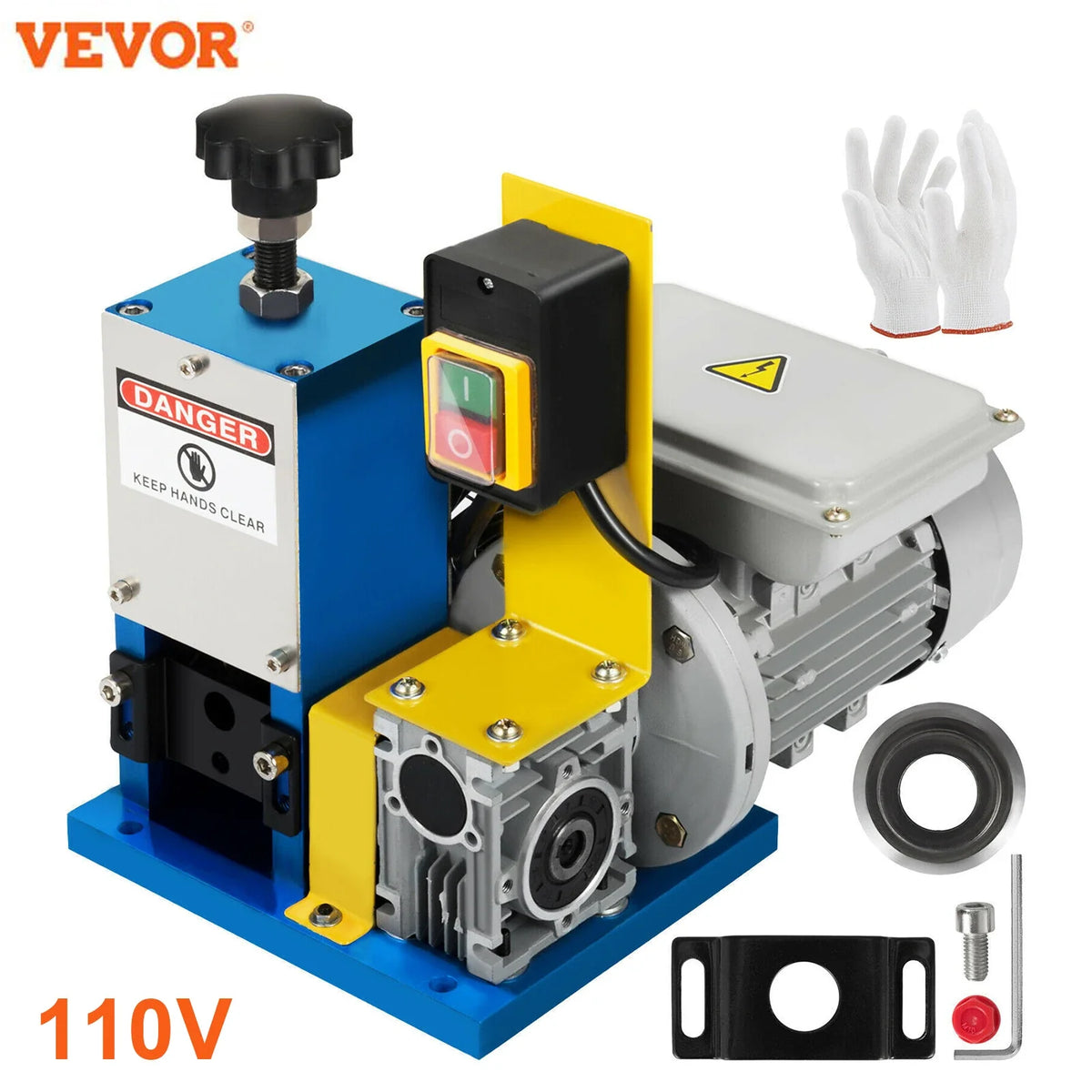 Electric Wire Stripping Machine Cable Stripper 1.5-25mm Copper 220V/110V For Scrap Copper Recycling