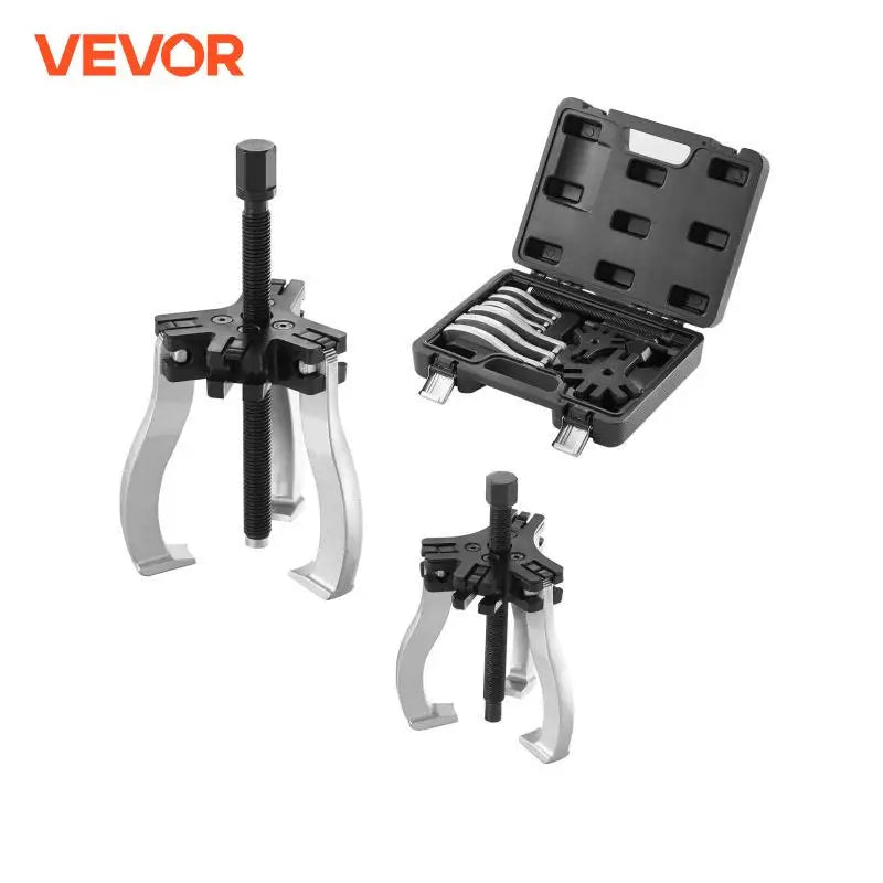 Gear Puller Set 3" and 7" Puller Kit 3 Jaw Gear  2 or 3 Reversible Jaws Wheel Puller 2-Piece