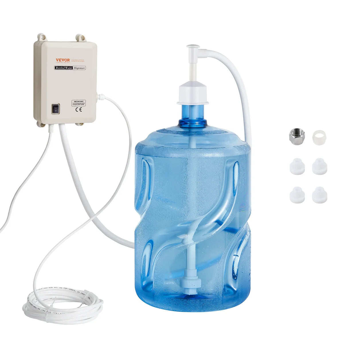 Water Pump System 5 Gallon Bottles Automatic Electric Dispenser Single Inlet Suitable for Coffee/Tea Appliances Fridges