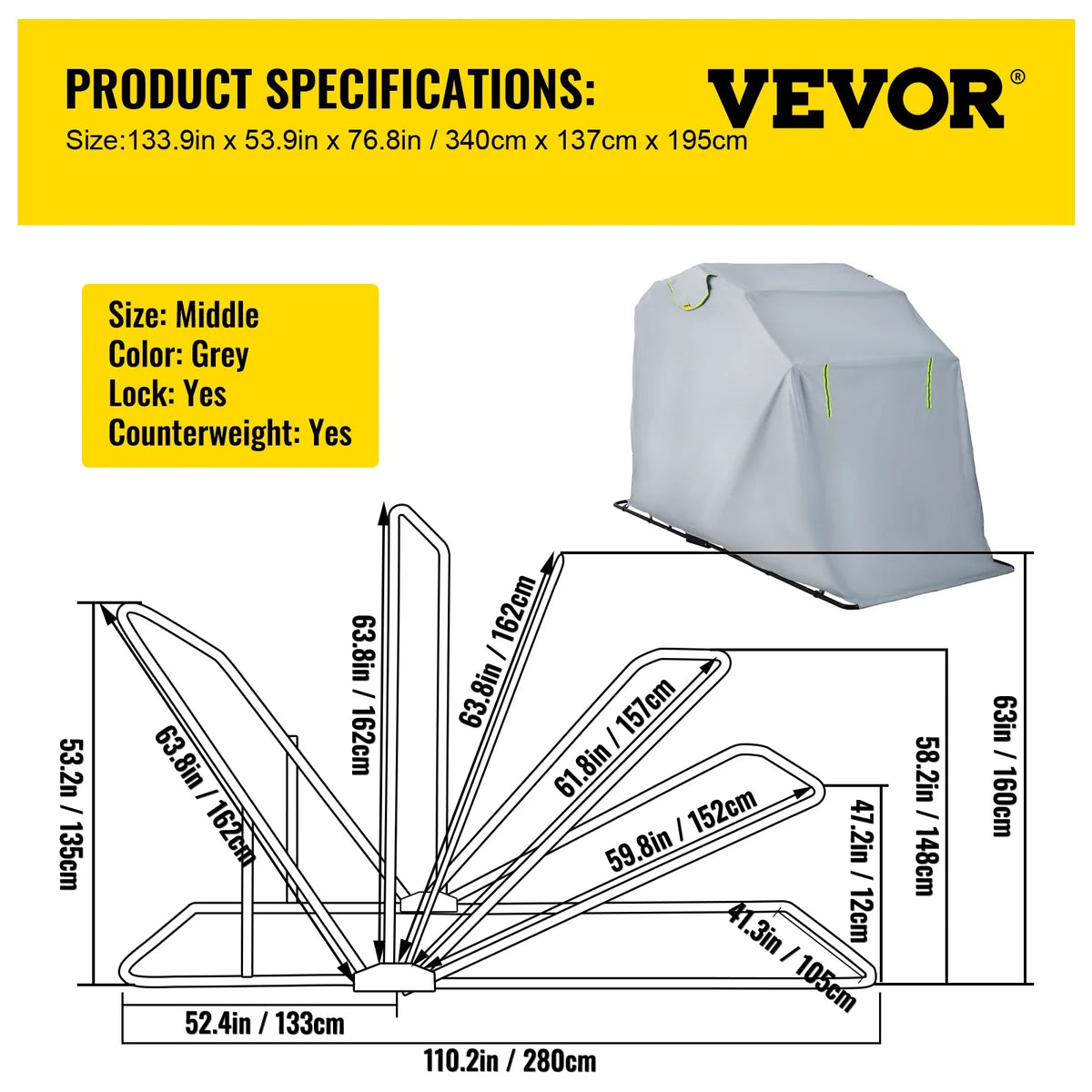 Universal Waterproof Motorcycle Cover Outdoor Shelter Protection Moto Accessories Storage Garage Use for Dust Rain Snow UV
