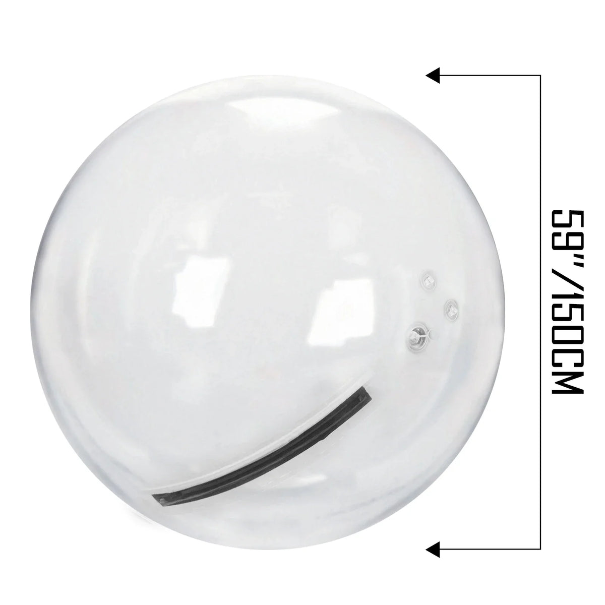 1.5M Water Walking Ball Roll Ball Inflatable Walking Ball PVC Zorb Ball Tizip Zipper With Air Blower (1.5M)