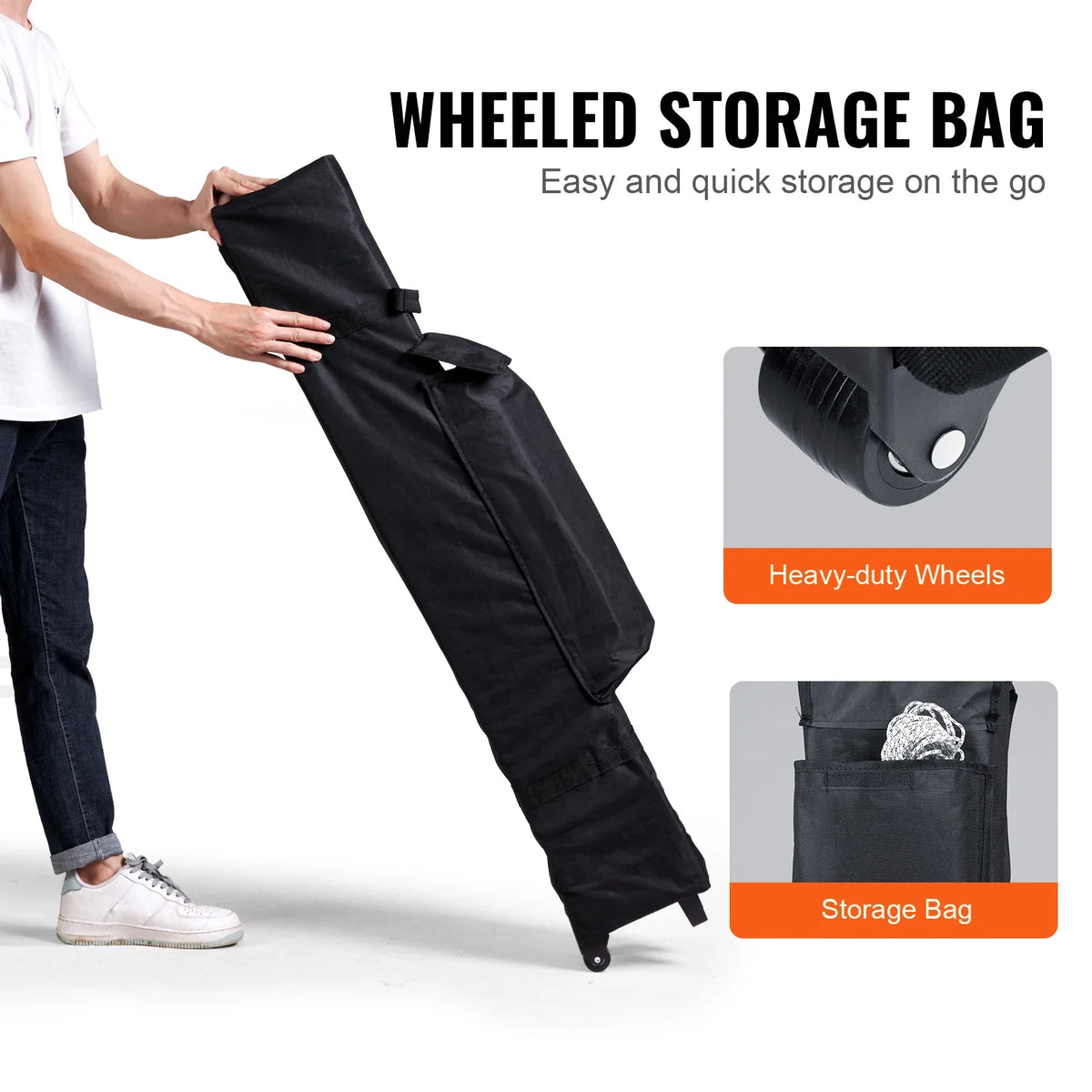 Pop Up Canopy Tent 250 D PU Silver Coated Tarp Portable Waterproof and Sun Shelter Gazebo for Outdoor Camping Yard Party