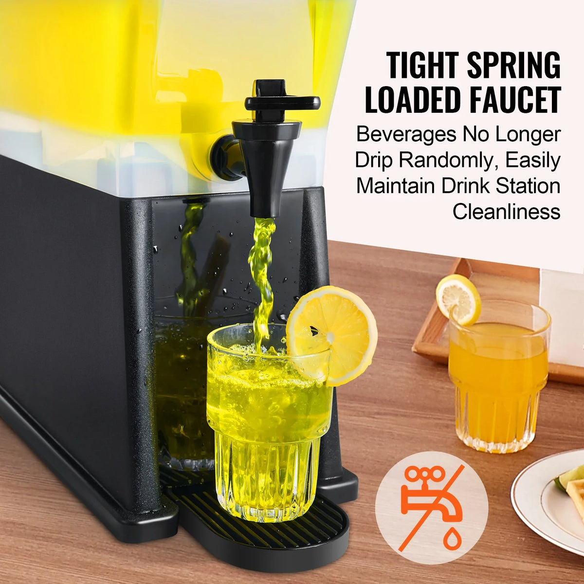 Beverage Dispenser 3 Gallon Drink Dispenser for Parties Plastic Juice Dispenser with Stand Spigot Lid Iced Tea Dispenser