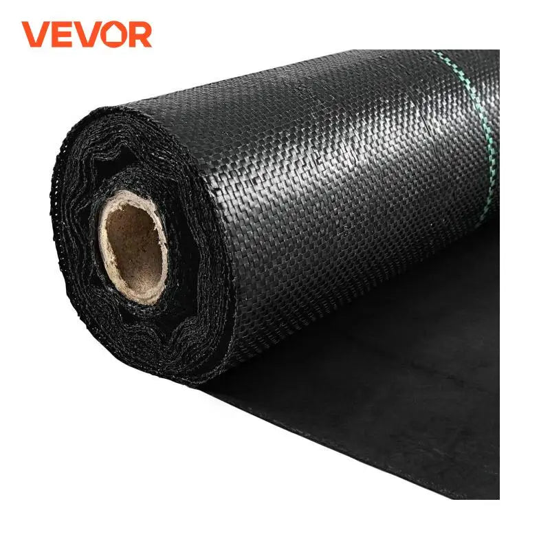 Woven Ground Cover Weed Barrier 5.8/5oz Landscape Fabric 4'x100'/5'x250'/3'x300'/4'x300' Garden Mat Weed Control Fabric