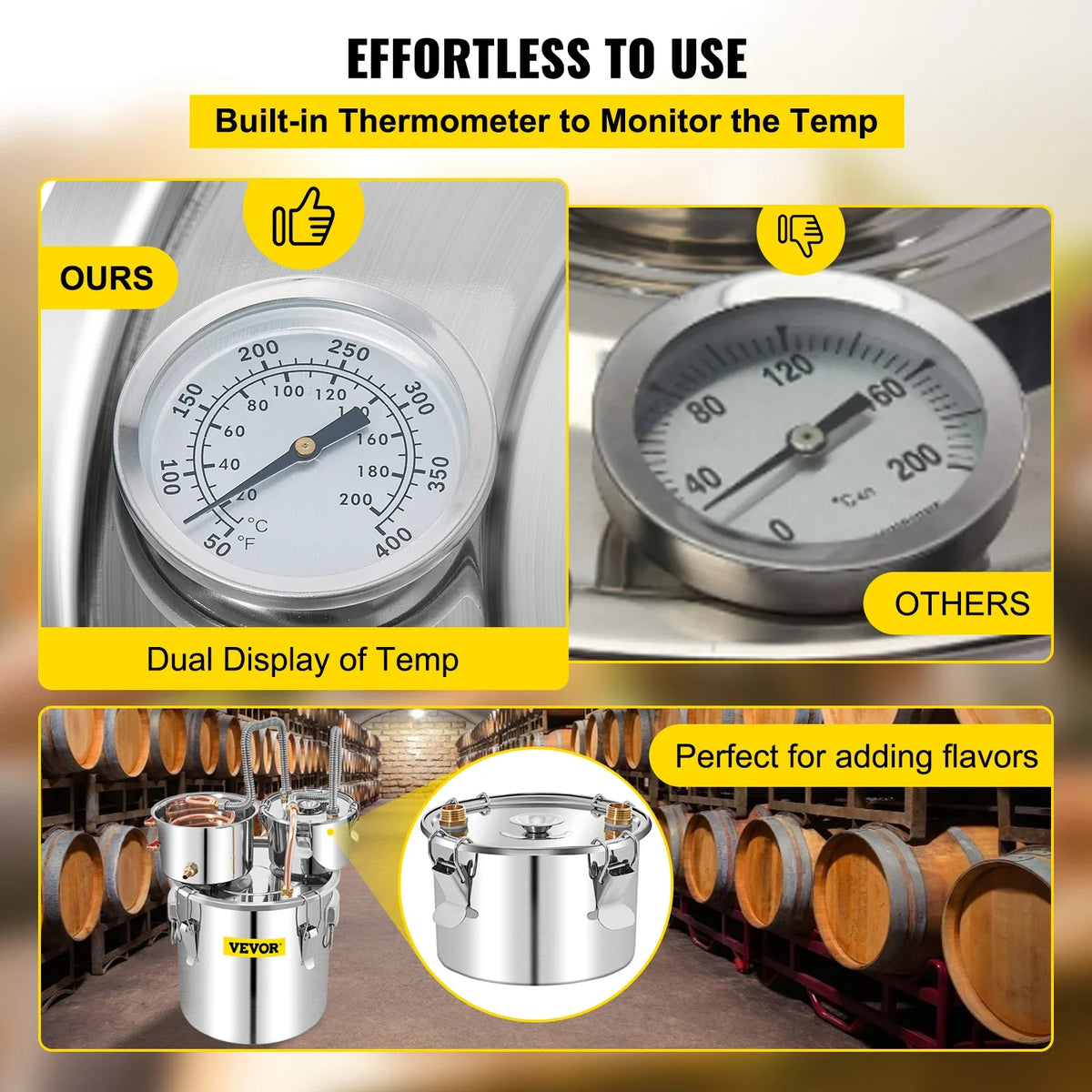 50L Alcohol Brewing Distiller DIY Moonshine Apparatu Stainless Steel Still Whisky Beer Brandy Copper Tube Home Brewing Kit