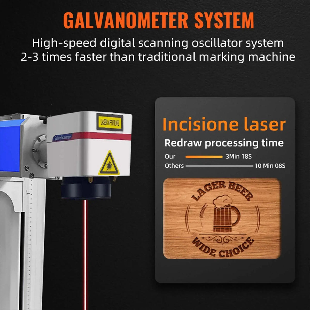 Laser Marking Machine 30W 50W Laser Engraver Metal Stainless Steel Cutting Gold Silver Ring Jewelry Engraving Machine