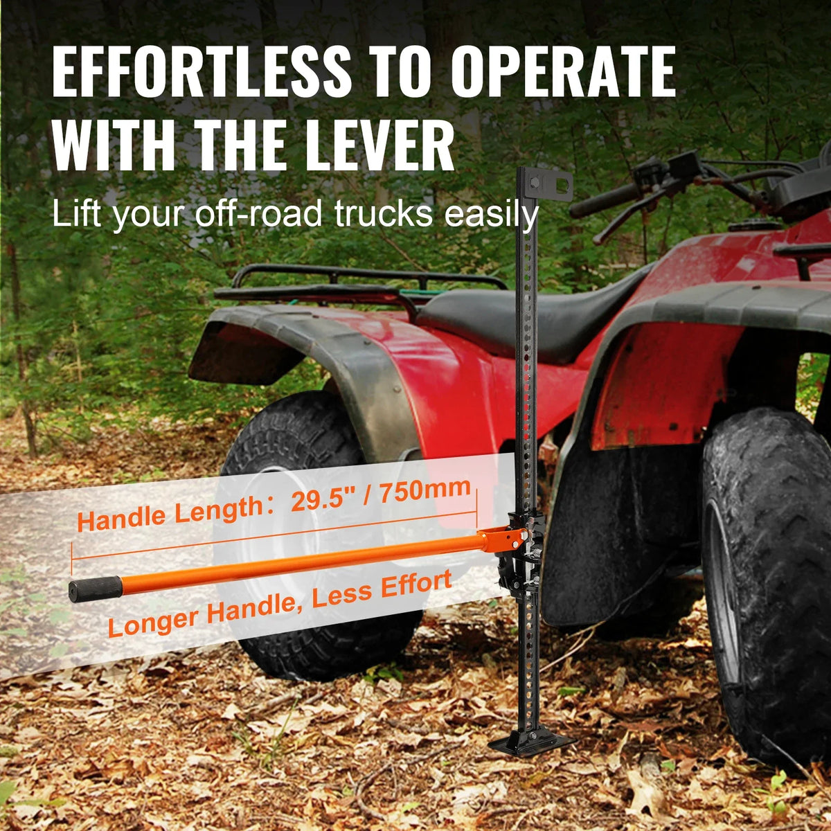 High Lift Farm Jack 48"/60" Utility Farm Jack 7000 lbs Capacity  Road Utility Jack Heavy-Duty Farm Jack for Tractor Truck