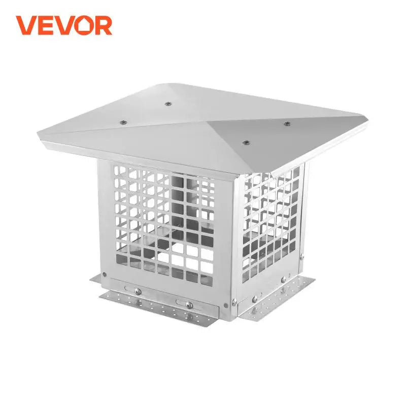 Chimney Cap 4 Sizes 304 Stainless Steel Fireplace Chimney Cover Not Easily Toppled Fits Mesh Flue Outside Covers Silver