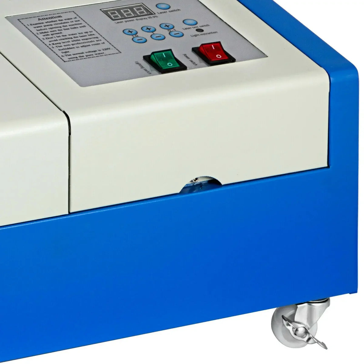 CO2 Laser Engraving Cutting Machine K40 laser engraver 40W 300x200mm USB Port And Digital Display with 4 Wheel