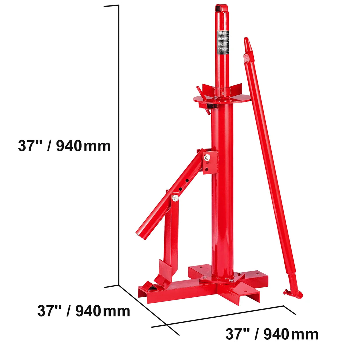 Portable Hand Bead Breaker Mounting Tool for 203-406mm Tires Compatible with Car Truck Trailer for Home Garage