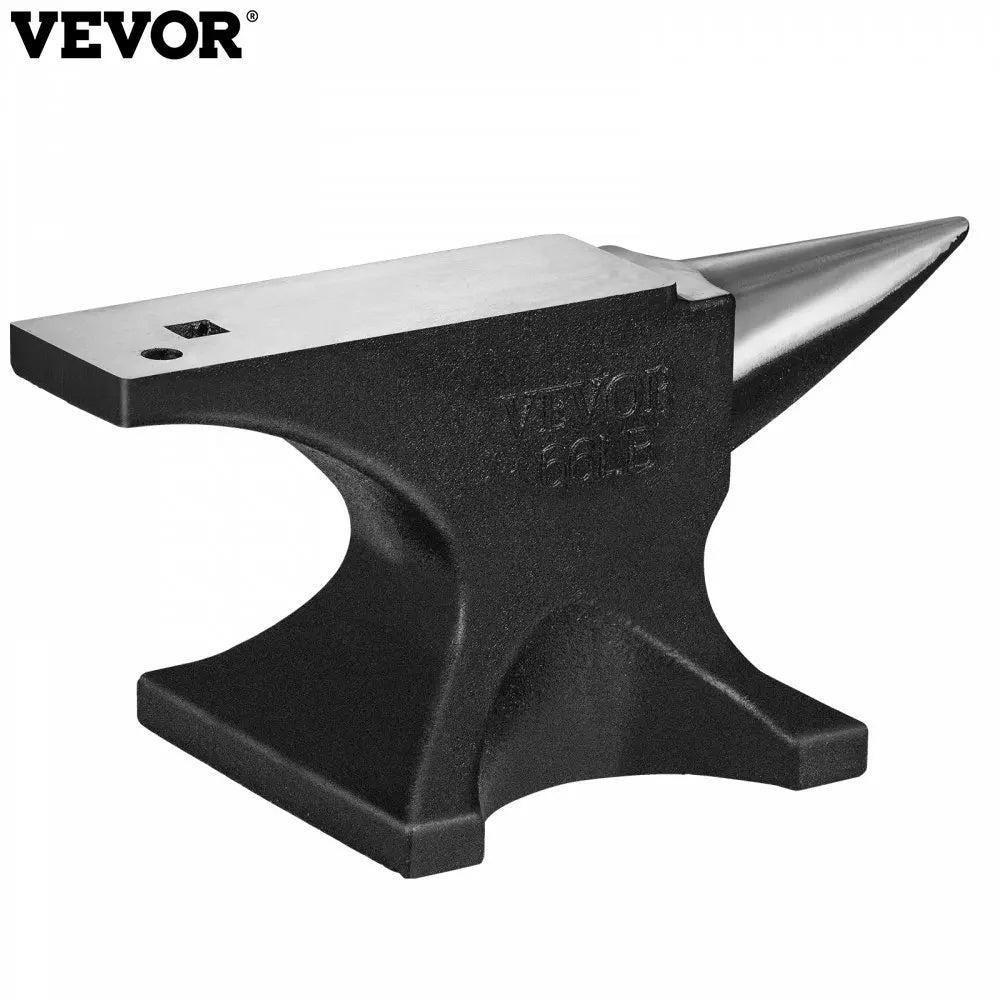 Single Horn  Cast Steel Anvil High Hardness Rugged Round Horn Anvil Blacksmith  Base  Forge Tools Metalsmith Tool