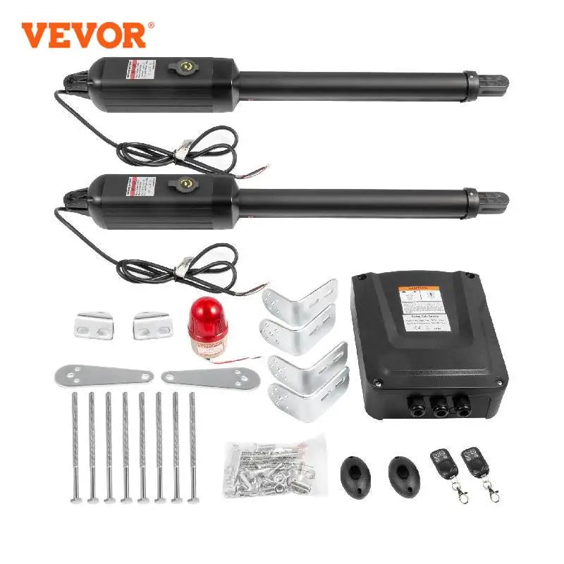 Dual Swing Gate Opener Kit 2PCs Heavy Duty Automatic Gate Opener Up to 660lbs 18ft Long Gate 50W Automatic Gate Opener Kit