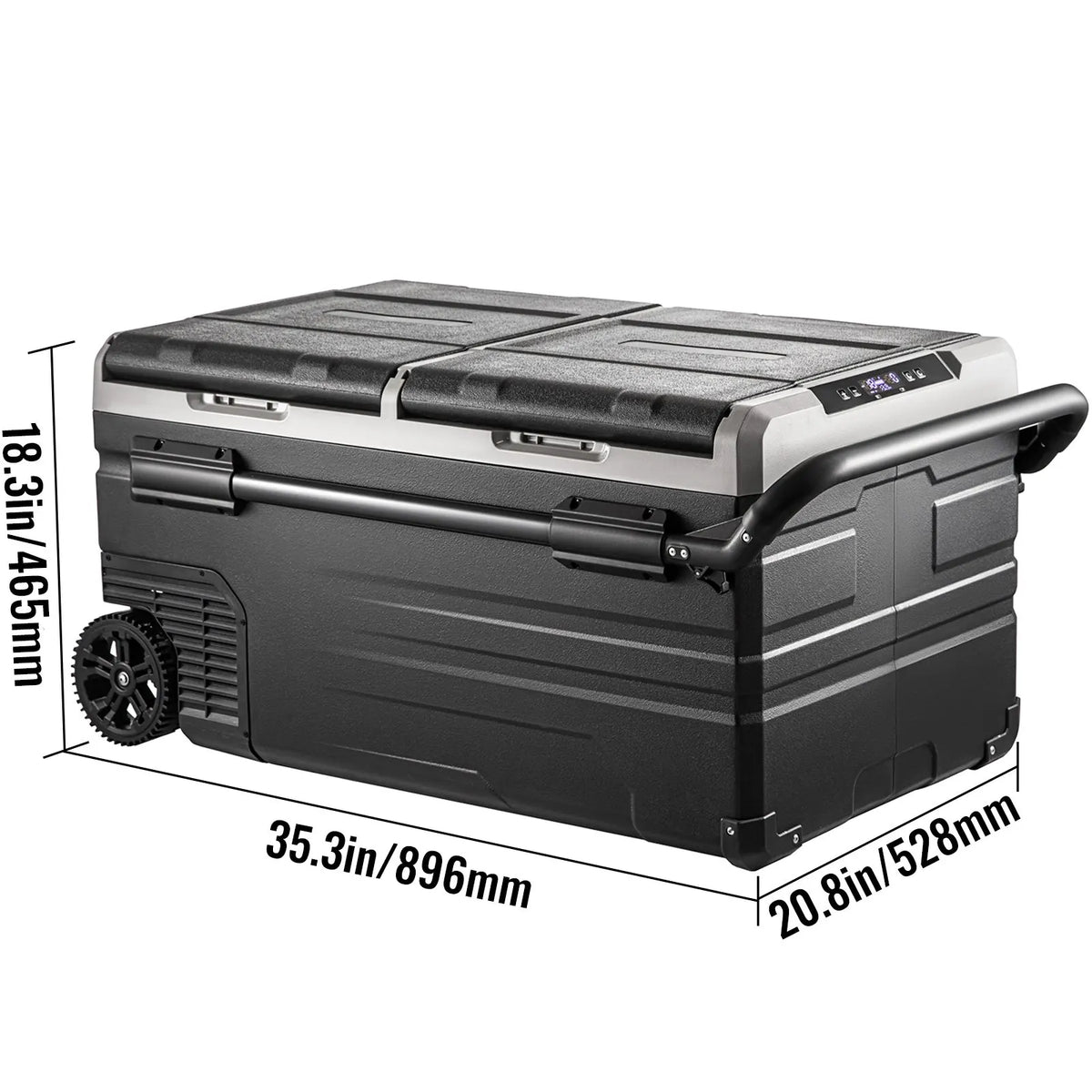 Portable Car Refrigerator Freezer Fridge Compressor 40L 115L 95L 50L 58L 36L Dual Zone for Home Outdoors RV Boat Camping