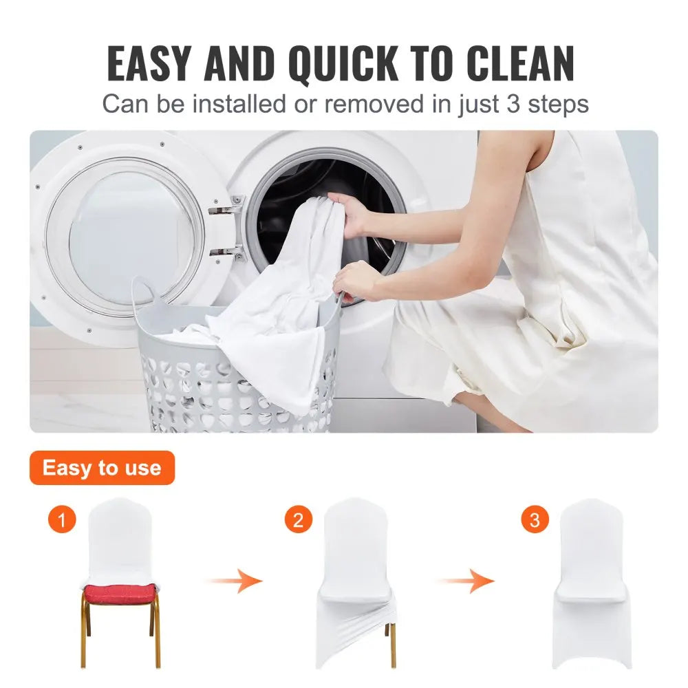 Chair Covers Stretch Slipcover For Restaurant Hotel Wedding Party Dining Banquet Universal Chair Cover