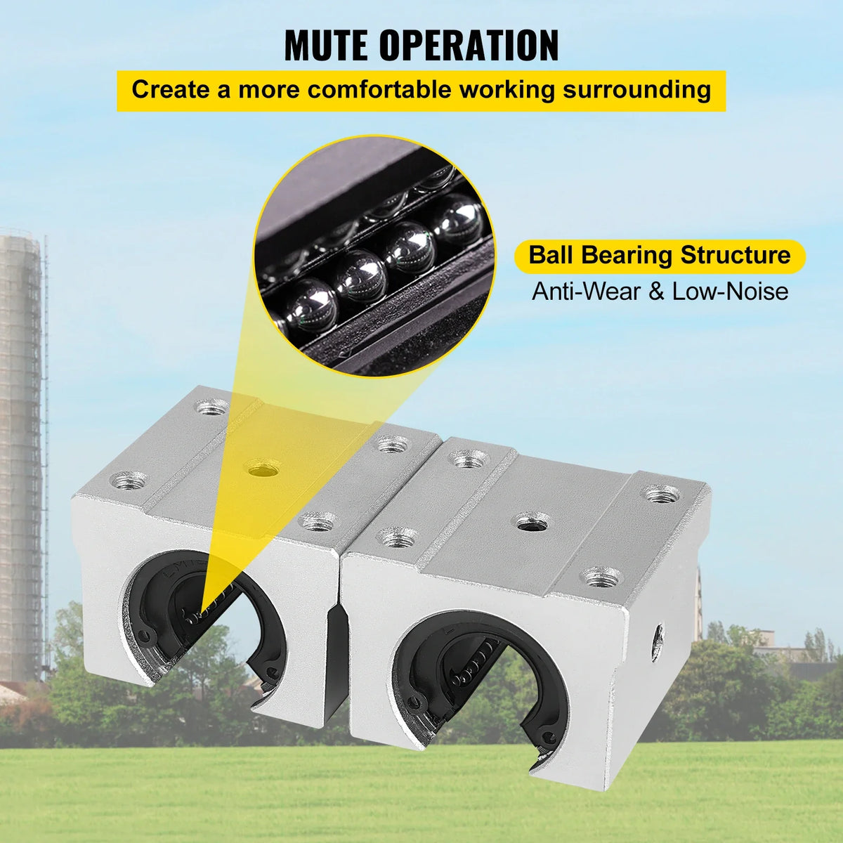 Linear Rail 2PCS SBR16-800mm Linear Slide Guide 2 PCS Rail 4 PCS SBR16UU Bearing Block for Automated Machines Equipments
