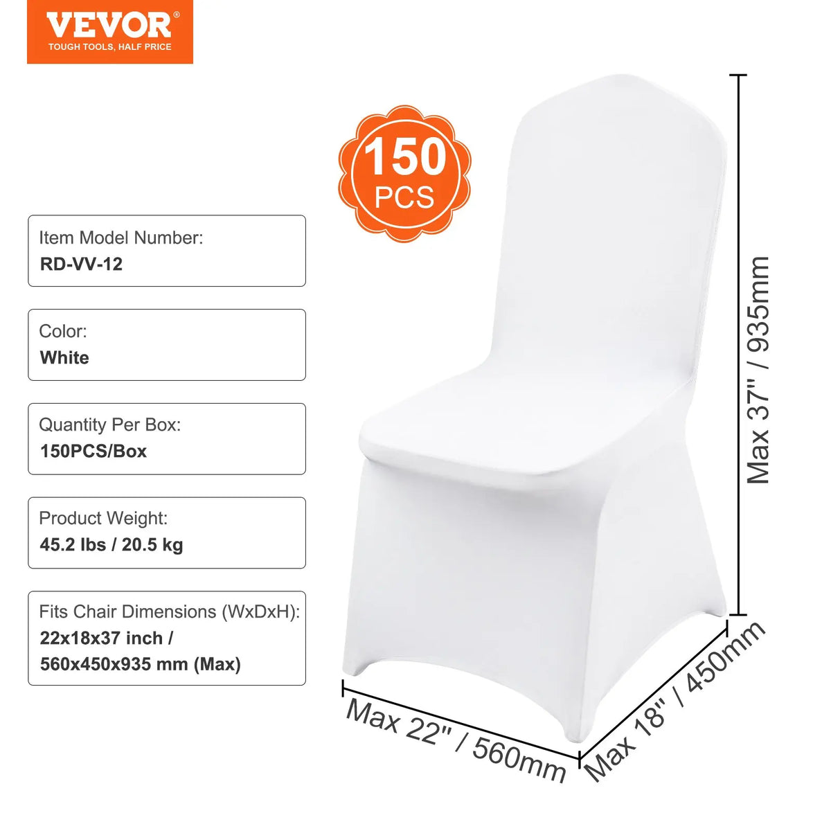 Chair Covers Stretch Slipcover For Restaurant Hotel Wedding Party Dining Banquet Universal Chair Cover