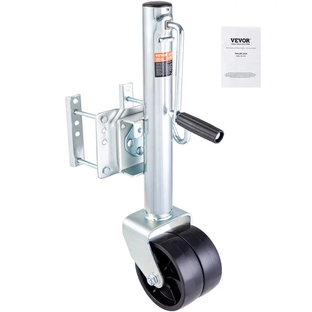 Boat Trailer Jack, Bolt-on Trailer Tongue Jack Weight Capacity 1500/2000 lbs,w/ PP Wheel & Handle for lifting Trailer