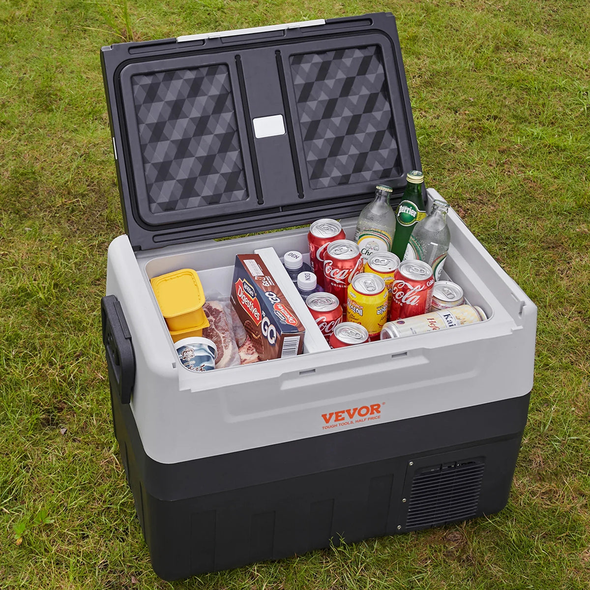 35L 45L 55L Car Refrigerator Mini Fridge Freezer Portable Compressor Cooler Ice Box Keep Cool for Camping Travelling