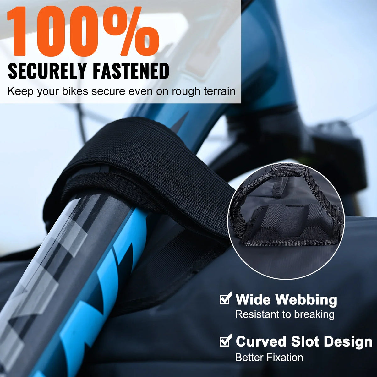 Tailgate Bike Pad 33/54/62" Truck Tailgate Pad Carry 2 Mountain Bikes Tailgate Protection Pad for Small-Size Pickup Trucks
