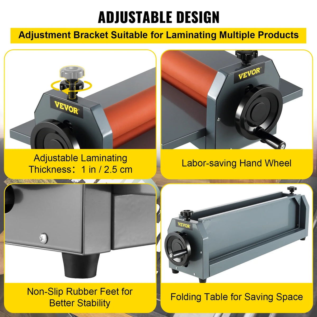 39" 1000MM Manual Cold Roll Laminator Vinyl Photo Film Mounting Laminating Machine Cold Roll Laminating Machine