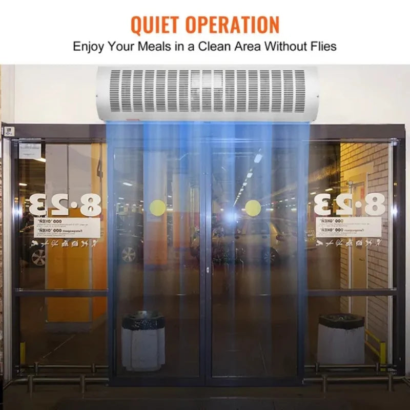 36" Commercial Indoor Air Curtain Super Power 2 Speeds 1200CFM, Wall Mounted Air Curtains for Doors, Indoor Over Door Fan