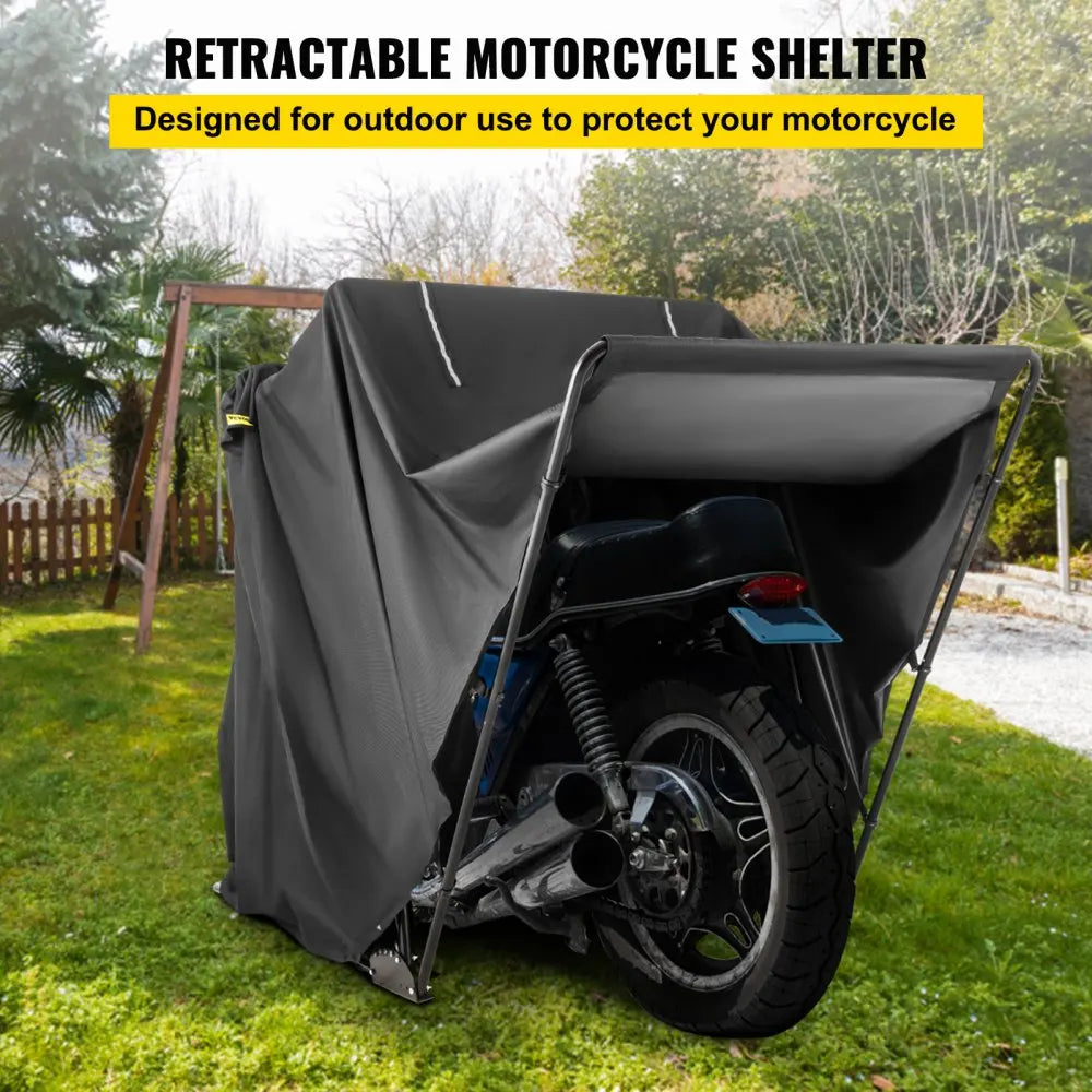 Motorcycle Cover Shelter Storage Waterproof   Motorcycle Shelter  Polyester Oxford Fabric Motorcycle Cover