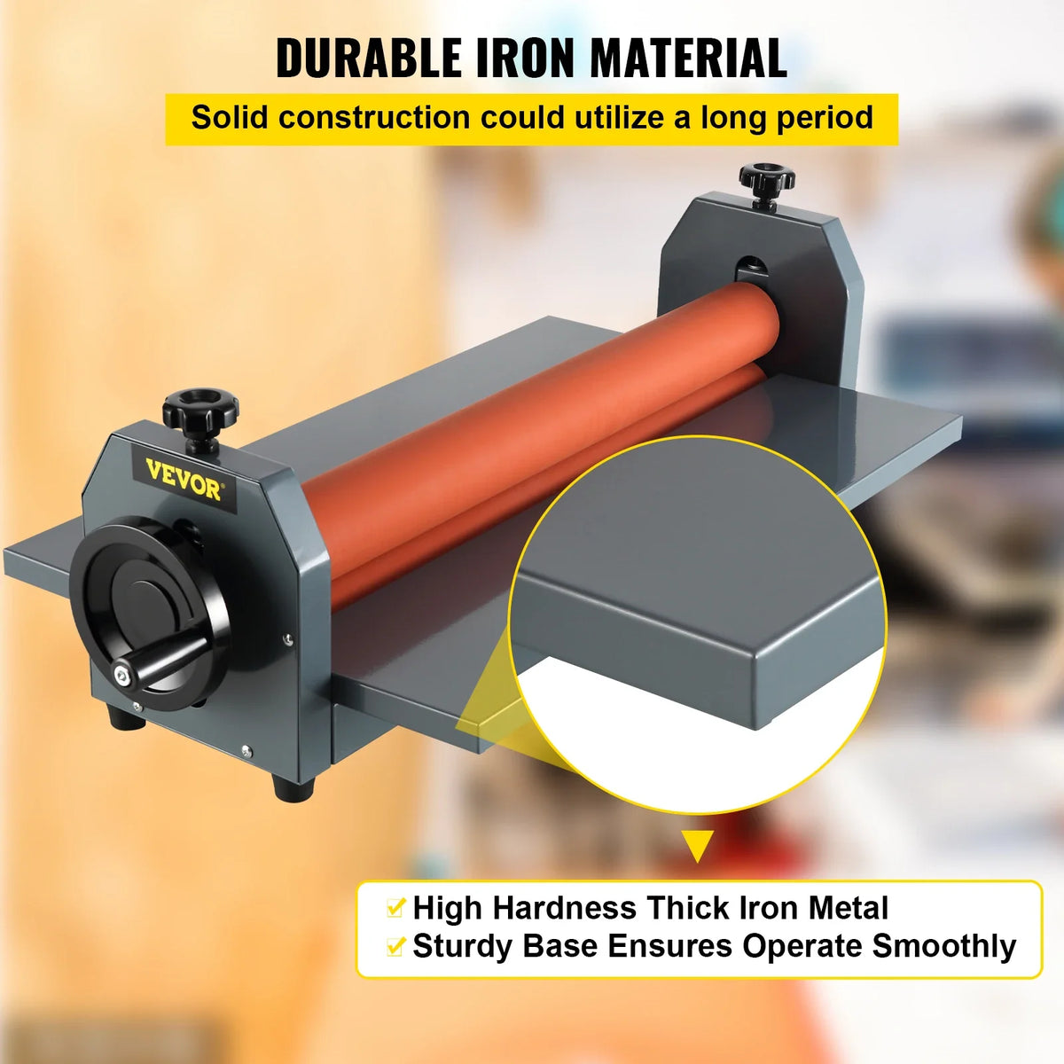 39" 1000MM Manual Cold Roll Laminator Vinyl Photo Film Mounting Laminating Machine Cold Roll Laminating Machine