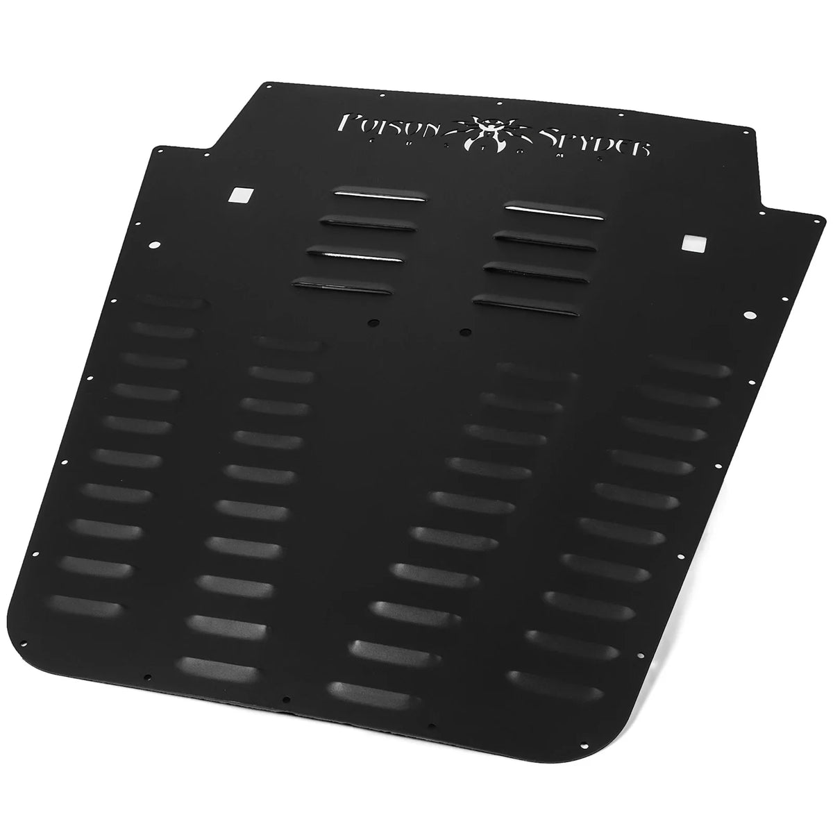 Vented Hood Louver Black Powder Coat Front Liner for 2013-2017 Jeep Wrangler JK Easy Install Weather Proof Fashionable