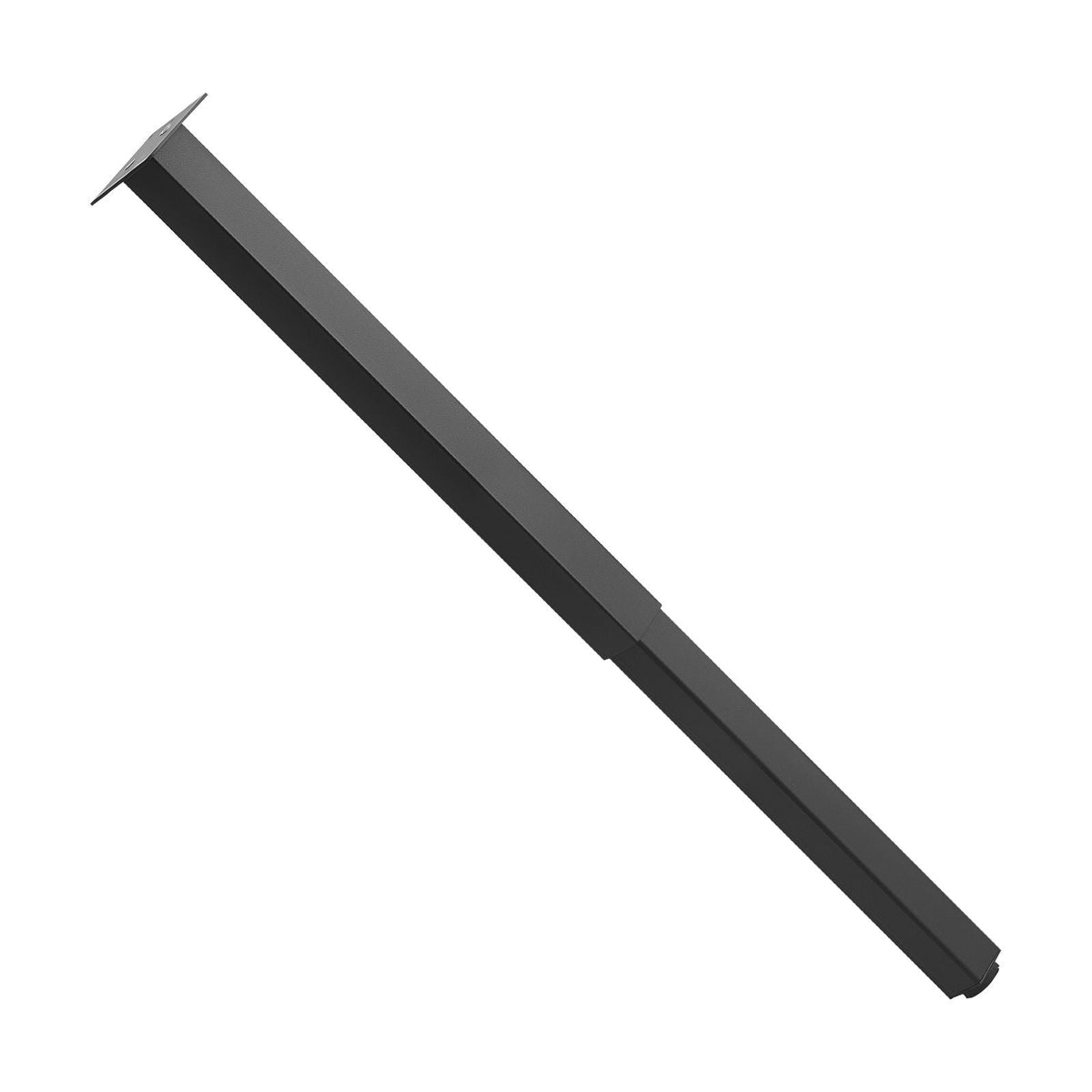 Adjustable Table Legs, 24-40 in Square Steel Furniture Legs, 1200 lbs Max Load Heavy Duty, Quick Installation, Ideal for Home Office Desk DIY, Coffee Dinner Bar Tables, Workbenches, 4 PCS, Black