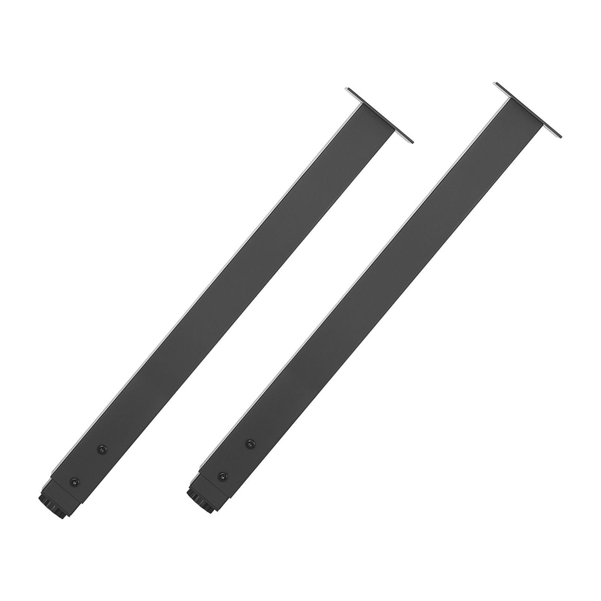 Adjustable Table Legs, 24-40 in Square Steel Furniture Legs, 1200 lbs Max Load Heavy Duty, Quick Installation, Ideal for Home Office Desk DIY, Coffee Dinner Bar Tables, Workbenches, 4 PCS, Black