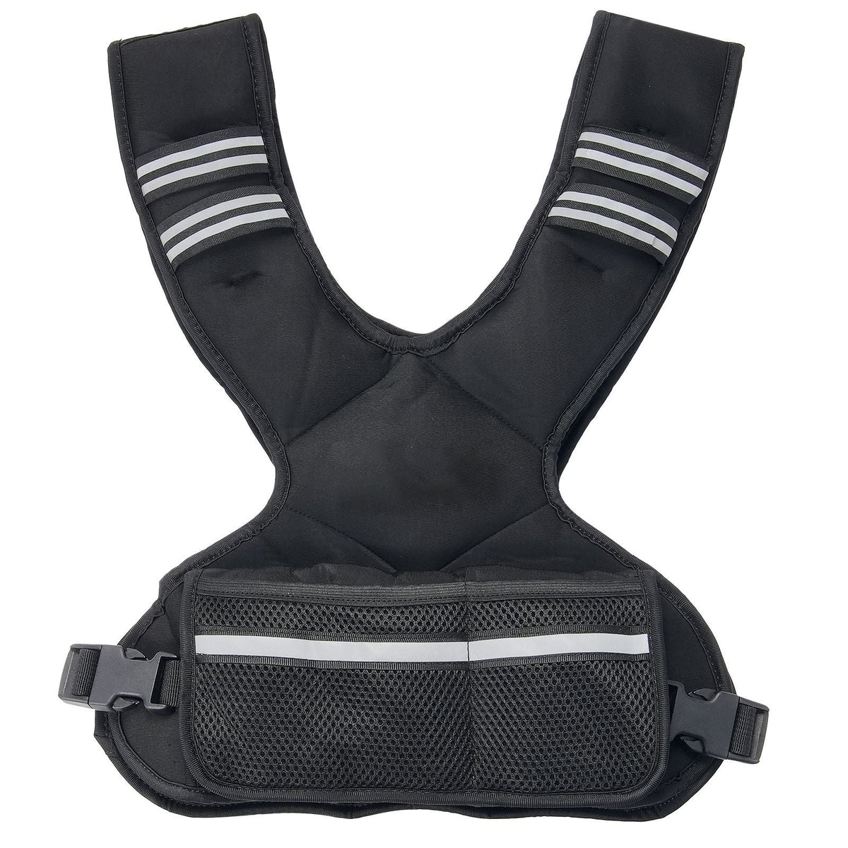 Adjustable Weighted Vest, 11-20lb Weight Vest with 6 Ironsand Weights and Reflective Stripe, Body Weight Vest Exercise Set for Men Women, Workout Equipment for Strength Training Running Jogging