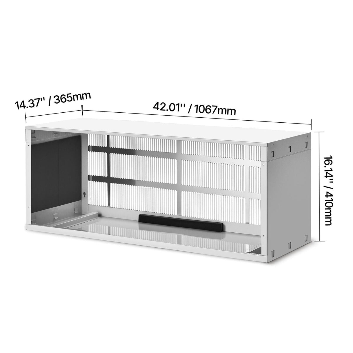 Air Conditioner Wall Sleeve, 42 in Through the Wall Air Conditioner Sleeve, Exterior Grille, Wall AC Sleeve, Fit Most Brands of Through the Wall Air Conditioner, Durable and Weather-Resistant