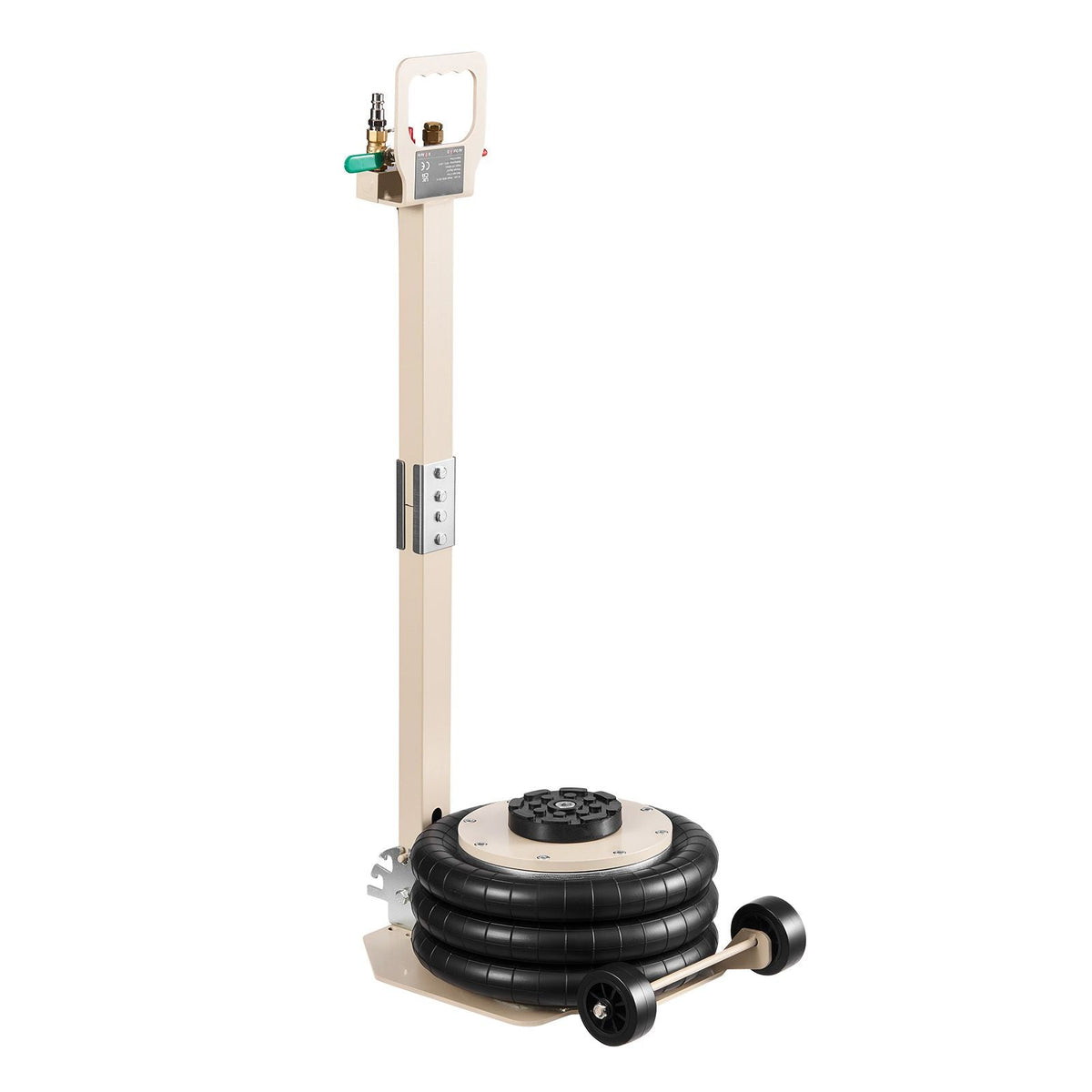Air Jack, 3 Ton/6613 lbs Triple Bag Air Jack, Airbag with Six Steel Pipes, Lift Up to 17.7 inch/450 mm, 1-6 s Fast Lifting Pneumatic with Adjustable Long Handle for Car, SUV, Pickup Truck Repair