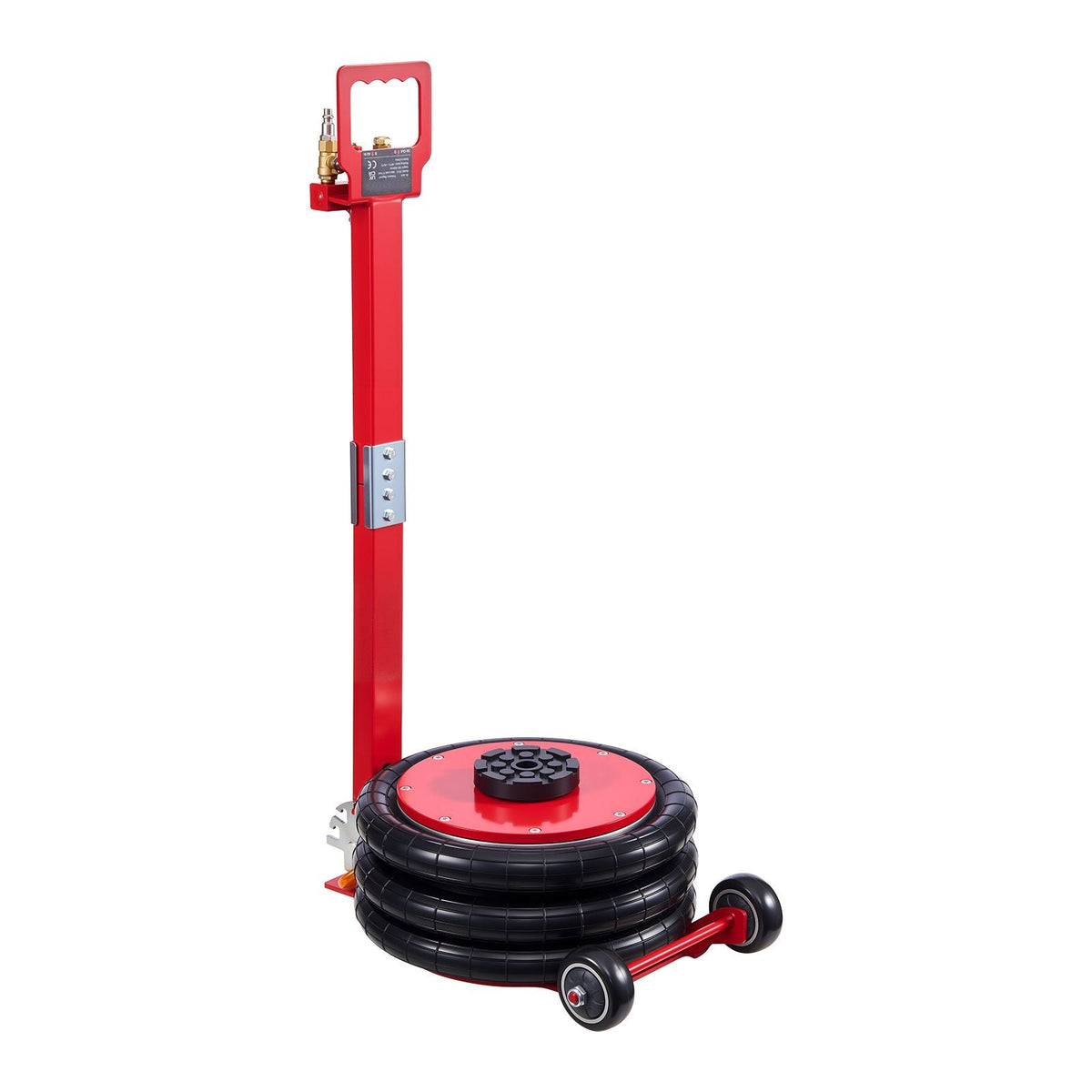 Air Jack, 5 Ton/11023 lbs Triple Bag Air Jack, Airbag with Six Steel Pipes, Lift Up to 18.3 inch/464 mm, 4-10 s Fast Lifting Pneumatic with Adjustable Long Handle for Cars, SUVs, Pickup Trucks