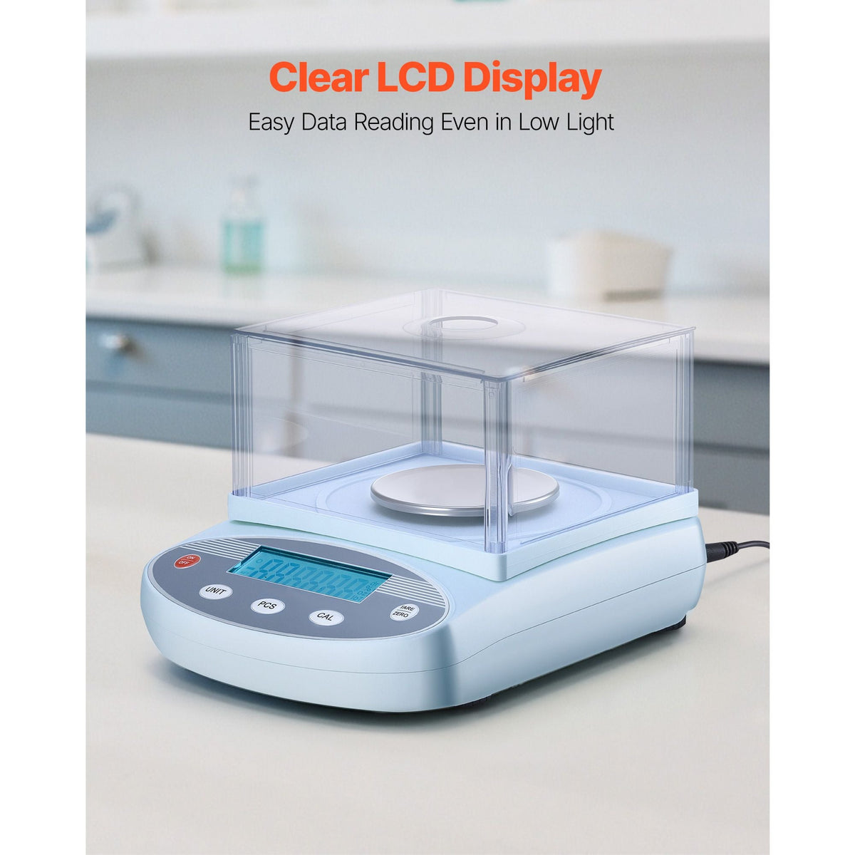 Analytical Balance, 200 g x 0.001 g, High Precision Accuracy Lab Scale, 13 Units Electronic Digital Analytical Balance with Glass Draft Shield and Weighing Pan, for Laboratory Jewelry Pharmacy