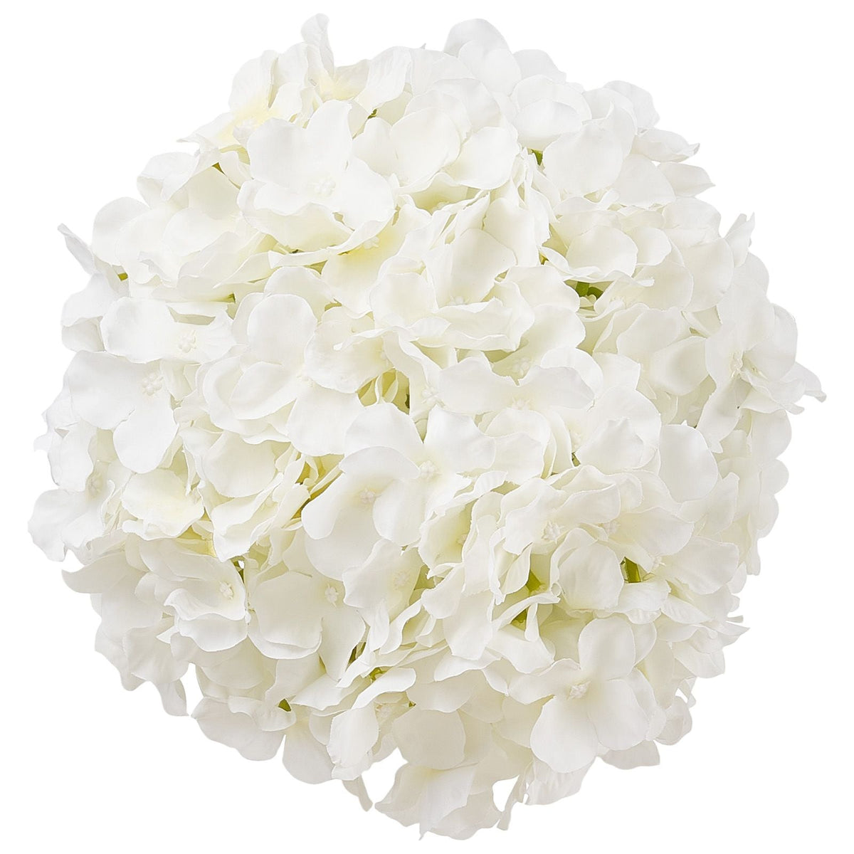 Artificial Flowers, 65 pcs Real Looking White Silk Fake Hydrangea Bulk, White Faux Bridal Shower with Stems for DIY Wedding Bouquets, Home Centerpieces Arrangements, Party Tables Decorations