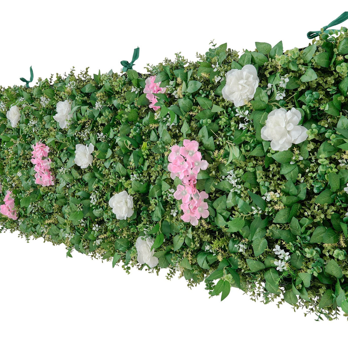 Artificial Luxury Flower Wall Backdrop, 2 PCS, Each Panel 2 x 8 ft, Gorgeous 3D Silk Floral Backdrop Pet Friendly, Easy Installation Flower Wall Panel for Wedding, Event, Party and Home Decor