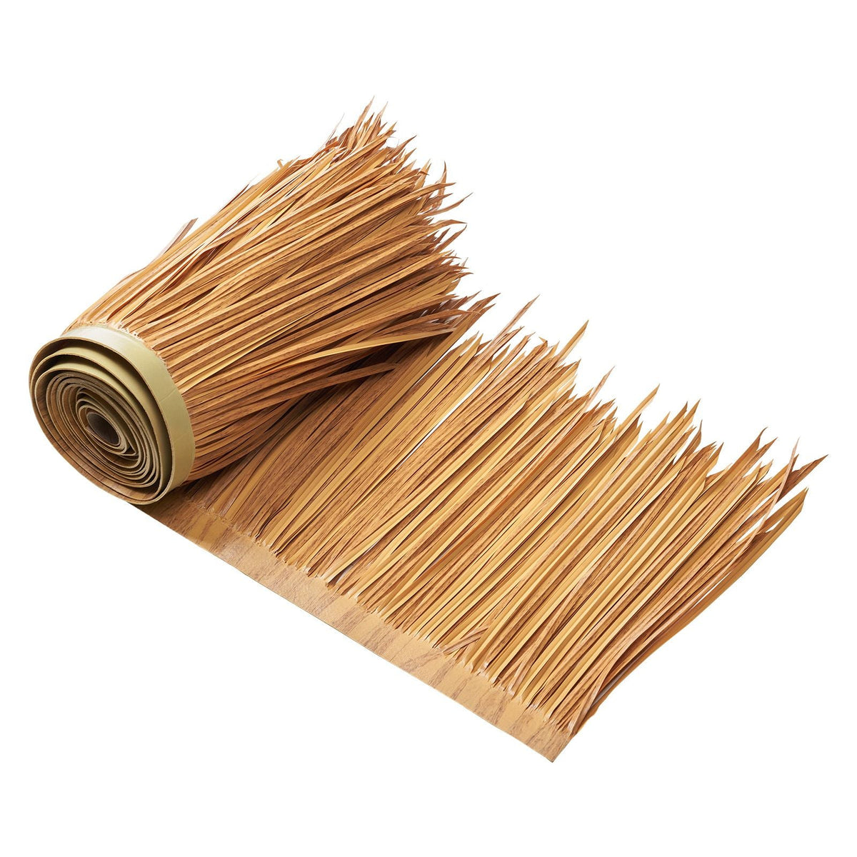 Artificial Thatch Grass Roof, 1.6 x 16.4 ft Mexican Style Tiki Bar Hut Skirt Thatch Roofing Roll, Waterproof & Fire-Resistant, Palapa Duck Blind Grass for Patio Pool Beach Hawaiian Party Décor