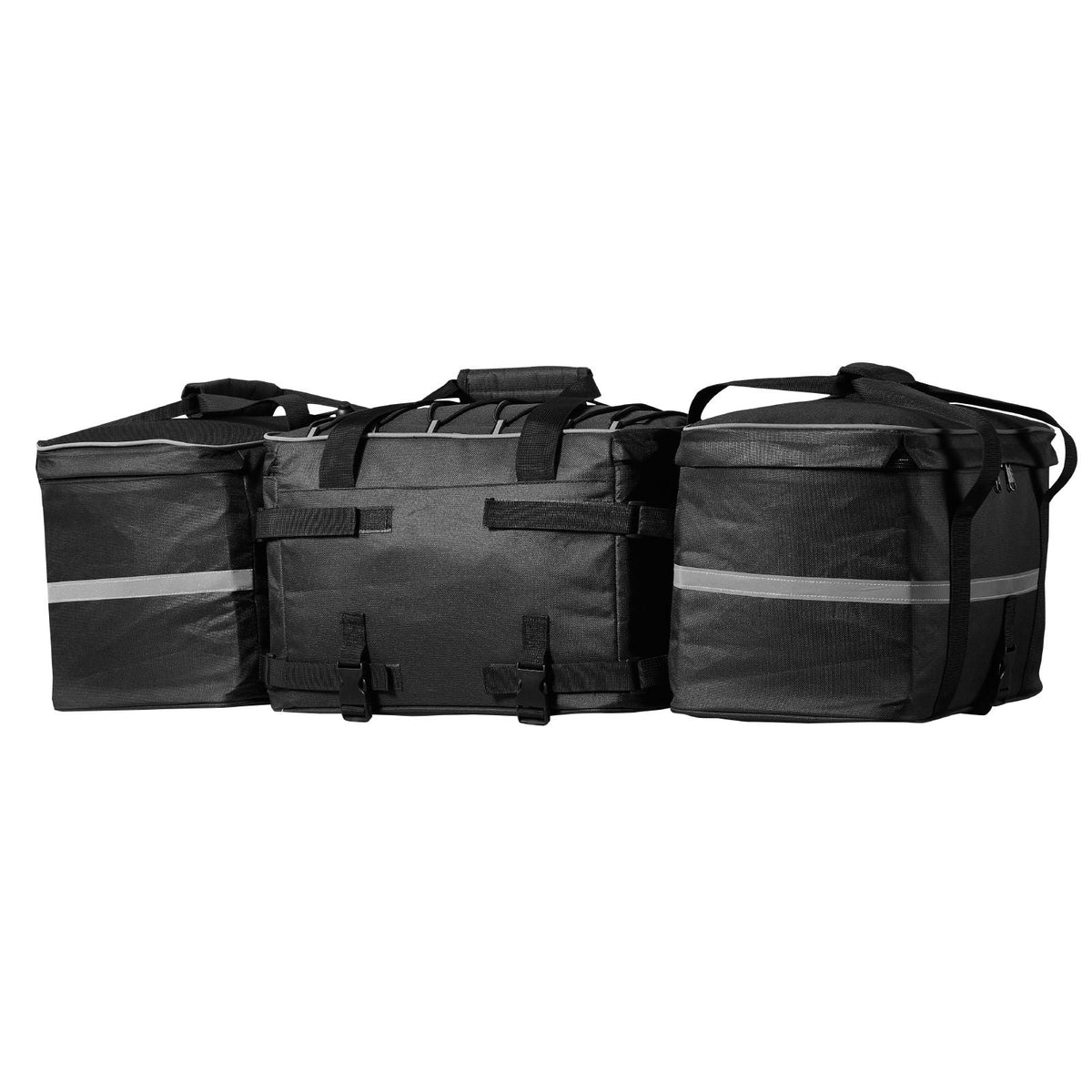 ATV Rear Storage Bag, 60L ATV Rear Cargo Storage Bag with Backrest & Waterproof Cover, 600D Oxford Cloth Rear Seat Gear Bag Fit Most ATVs with Rear Rack, Compatible with ATV, UTV, Can-Am Vehicle
