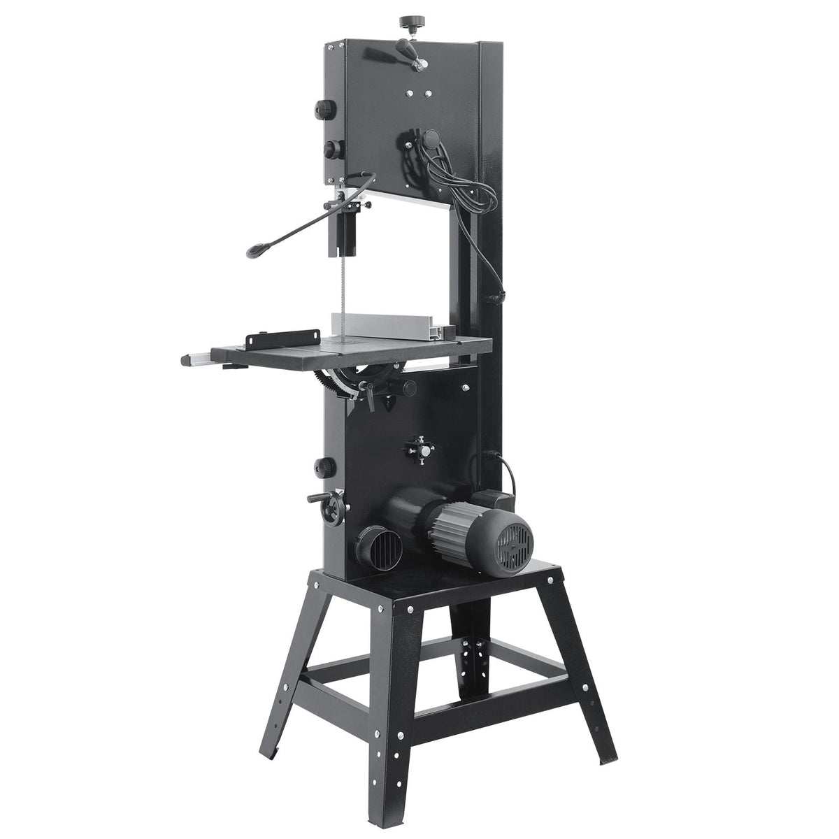 Band Saw, 13.39-Inch, Benchtop Bandsaw with Stand, 440-846 RPM Continuously Viable Speed, 1100W 1-1/2HP, 110V, Optimized Work Light, and Miter Gauge, for Woodworking Aluminum Wood Metal Copper
