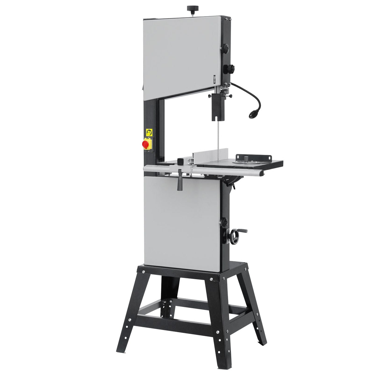 Band Saw, 13.39-Inch, Benchtop Bandsaw with Stand, 440-846 RPM Continuously Viable Speed, 1100W 1-1/2HP, 110V, Optimized Work Light, and Miter Gauge, for Woodworking Aluminum Wood Metal Copper