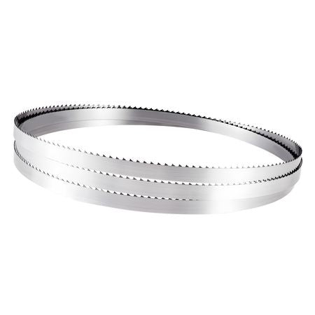 Bandsaw Blade, 109.45 Inch Length, 4 TPI Band Saw Blade with 18 HRC Hardened Sharp Teeth, High-Strength Carbon Steel, 0.6 Inch Width, Replacement for Major Woodworking Band Saw Brands, 1 Pack