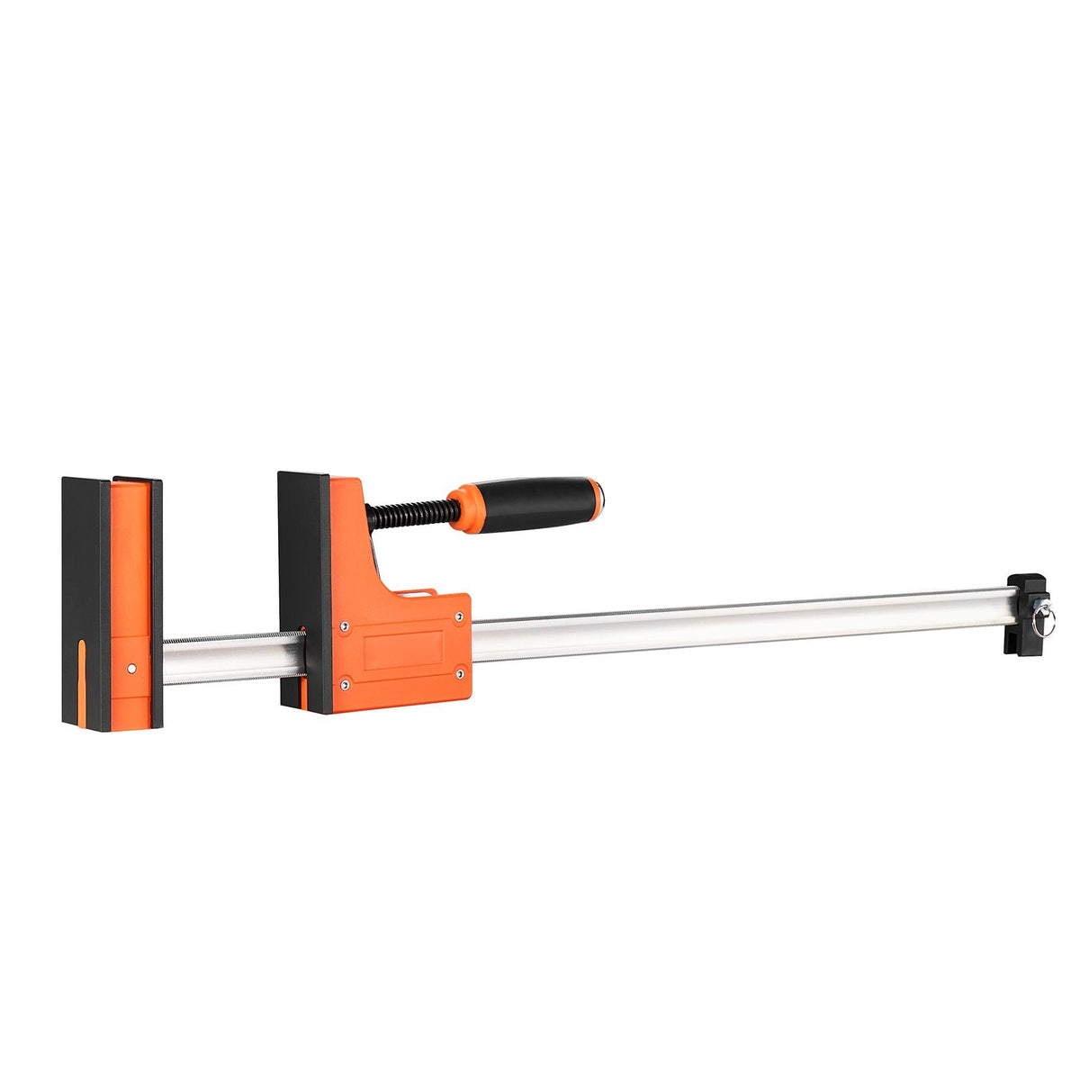 Bar Clamps for Woodworking, 2-Pack 24 inch Parallel Clamp Set, F-Clamp with 1500 lbs Load Limit, Even Pressure, High-strength Plastic and Carbon Steel, for Woodworking Metal Working, Orange
